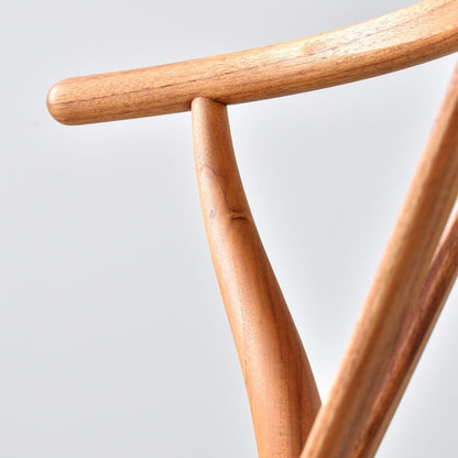 【カールハンセン別注Kvadratクッションプレゼント】CARL HANSEN & SON（カールハンセン&サン）/CH24/Yチェア（ワイチェア）/チーク材/オイル仕上げ/ナチュラルペーパーコード/SH45/【シリアルNo.1792812】/【実物画像】 傷防止フェルト付