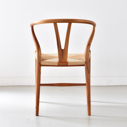 【カールハンセン別注Kvadratクッションプレゼント】CARL HANSEN & SON（カールハンセン&サン）/CH24/Yチェア（ワイチェア）/チーク材/オイル仕上げ/ナチュラルペーパーコード/SH45/【シリアルNo.1792867】/【実物画像】 傷防止フェルト付