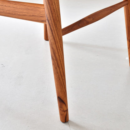 【カールハンセン別注Kvadratクッションプレゼント】CARL HANSEN & SON（カールハンセン&サン）/CH24/Yチェア（ワイチェア）/チーク材/オイル仕上げ/ナチュラルペーパーコード/SH45/【シリアルNo.1792867】/【実物画像】 傷防止フェルト付
