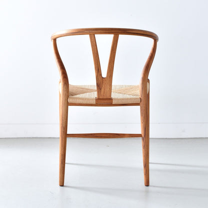 【カールハンセン別注Kvadratクッションプレゼント】CARL HANSEN & SON（カールハンセン&サン）/CH24/Yチェア（ワイチェア）/チーク材/オイル仕上げ/ナチュラルペーパーコード/SH45/【シリアルNo.1792871】/【実物画像】 傷防止フェルト付