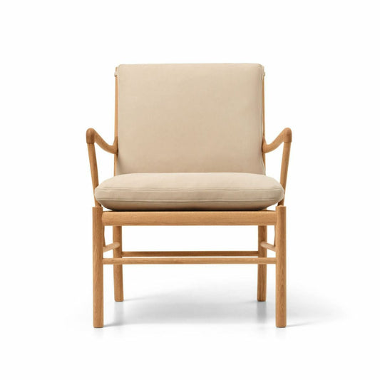 CARL HANSEN & SON（カールハンセン&サン）/OW149/コロニアルチェア/オーク材/オイル仕上げ/Leather group C/TERRAR/Lime-20365/ベージュ【納期】ご注文後確認