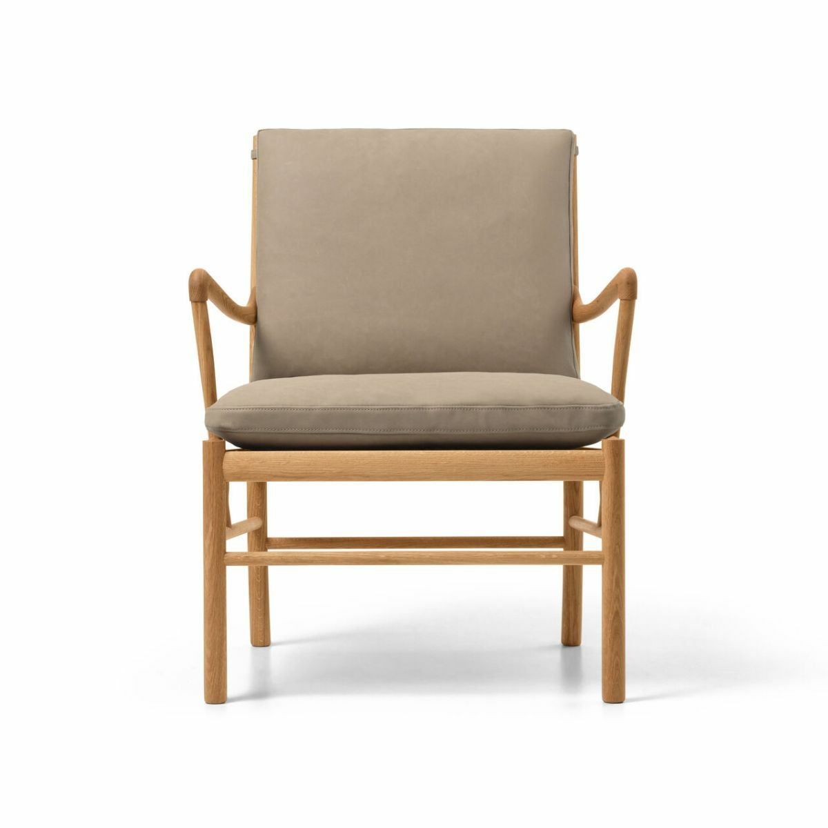 CARL HANSEN & SON（カールハンセン&サン）/OW149/コロニアルチェア/オーク材/オイル仕上げ/Leather group C/TERRAR/Marble-20366/ブラウン【納期】ご注文後確認