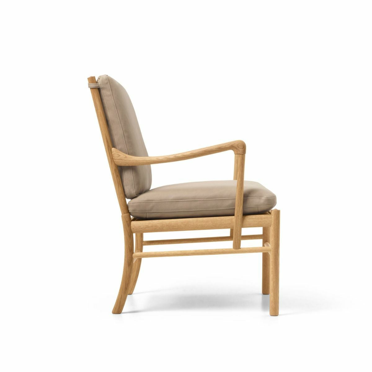 CARL HANSEN & SON（カールハンセン&サン）/OW149/コロニアルチェア/オーク材/オイル仕上げ/Leather group C/TERRAR/Marble-20366/ブラウン【納期】ご注文後確認