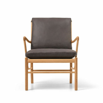 CARL HANSEN & SON（カールハンセン&サン）/OW149/コロニアルチェア/オーク材/オイル仕上げ/Leather group C/TERRAR/Raku-20367/チャコールグレー【納期】ご注文後確認