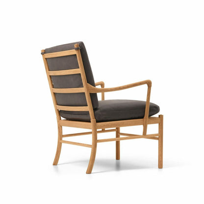 CARL HANSEN & SON（カールハンセン&サン）/OW149/コロニアルチェア/オーク材/オイル仕上げ/Leather group C/TERRAR/Raku-20367/チャコールグレー【納期】ご注文後確認