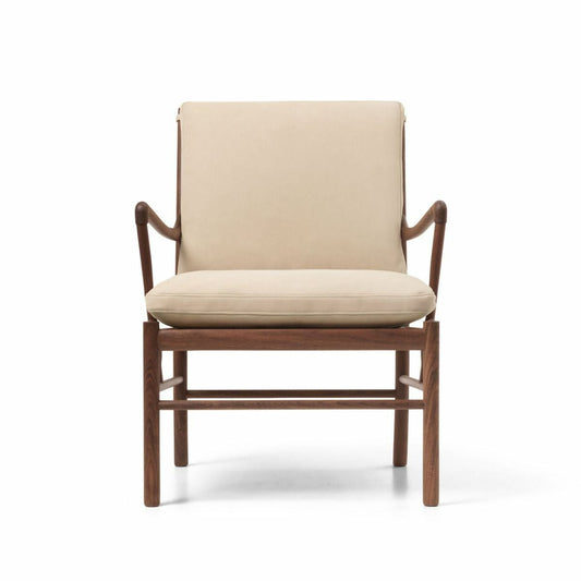 CARL HANSEN & SON（カールハンセン&サン）/OW149/コロニアルチェア/ウォルナット材/オイル仕上げ/Leather group C/TERRAR/Lime-20365/ベージュ【納期】ご注文後確認
