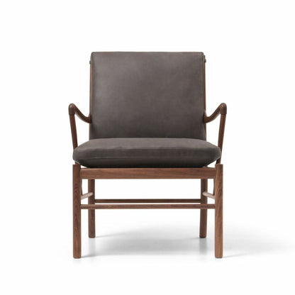 CARL HANSEN & SON（カールハンセン&サン）/OW149/コロニアルチェア/ウォルナット材/オイル仕上げ/Leather group C/TERRAR/Raku-20367/チャコールグレー【納期】ご注文後確認