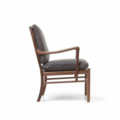 CARL HANSEN & SON（カールハンセン&サン）/OW149/コロニアルチェア/ウォルナット材/オイル仕上げ/Leather group C/TERRAR/Raku-20367/チャコールグレー【納期】ご注文後確認