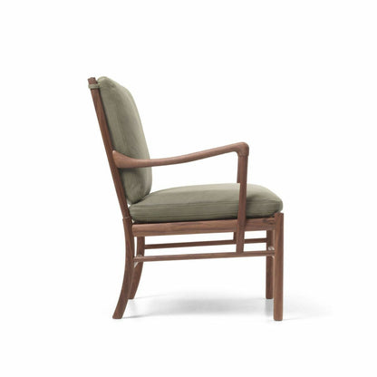 CARL HANSEN & SON（カールハンセン&サン）/OW149/コロニアルチェア/ウォルナット材/オイル仕上げ/Leather group C/TERRAR/Jade-20368/カーキ【納期】ご注文後確認