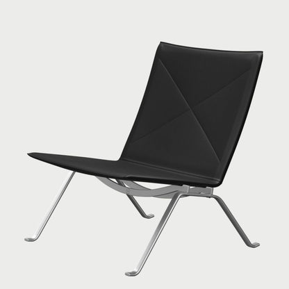 Fritz Hansen（フリッツハンセン）/PK22/オーラレザー/ブラック【納期】ご注文後確認
