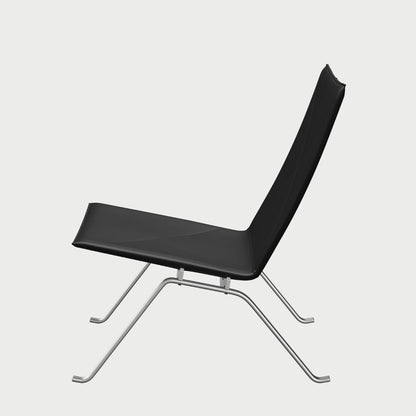 Fritz Hansen（フリッツハンセン）/PK22/オーラレザー/ブラック【納期】ご注文後確認