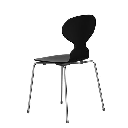 Fritz Hansen（フリッツハンセン）/アリンコチェア/「3101」/カラードアッシュ：ブラック/脚：クローム/SH43㎝