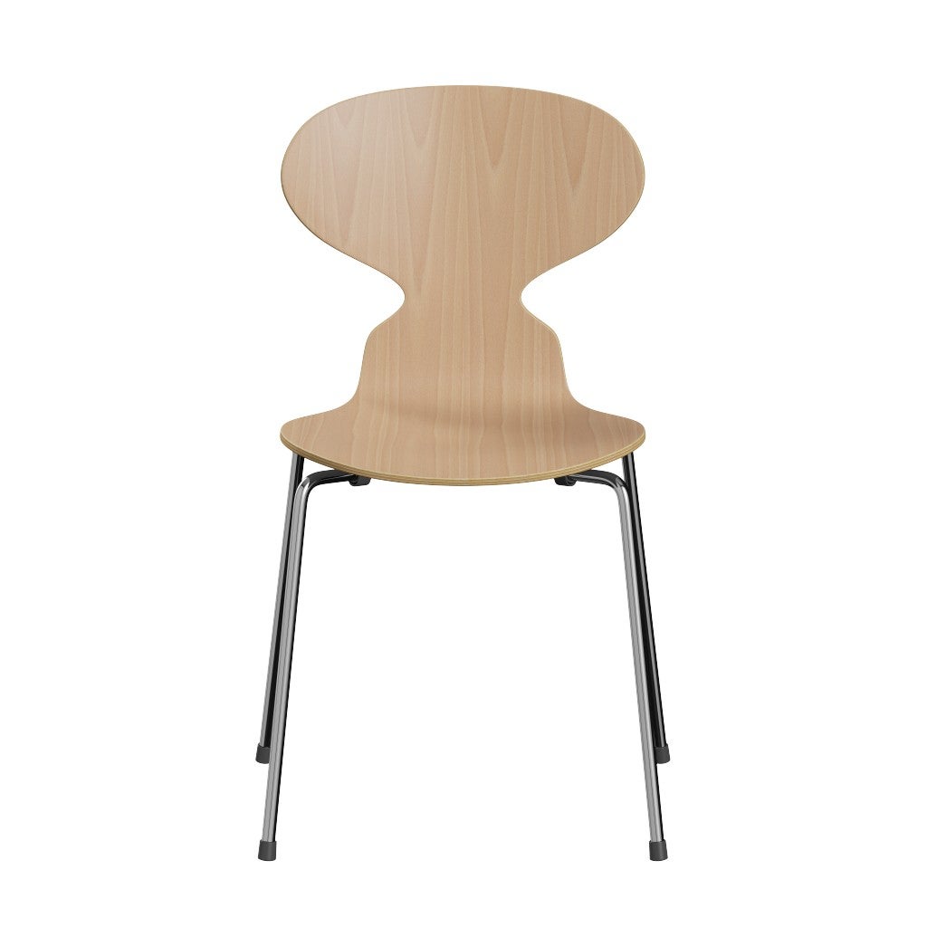 Fritz Hansen（フリッツハンセン）/アリンコチェア/「3101」/ナチュラルウッド：ビーチ/脚：クローム/SH43㎝