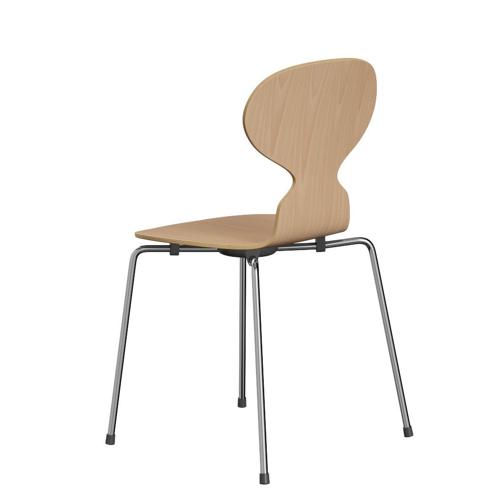 Fritz Hansen（フリッツハンセン）/アリンコチェア/「3101」/ナチュラルウッド：ビーチ/脚：クローム/SH43㎝