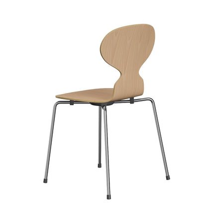 Fritz Hansen（フリッツハンセン）/アリンコチェア/「3101」/ナチュラルウッド：ビーチ/脚：クローム/SH43㎝
