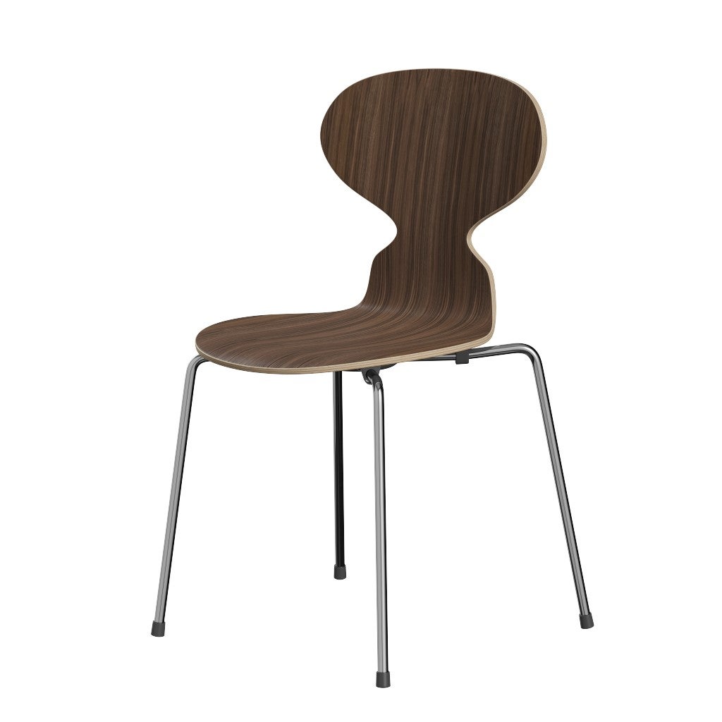 Fritz Hansen（フリッツハンセン）/アリンコチェア/「3101」/ナチュラルウッド：ウォルナット/脚：クローム/SH43㎝