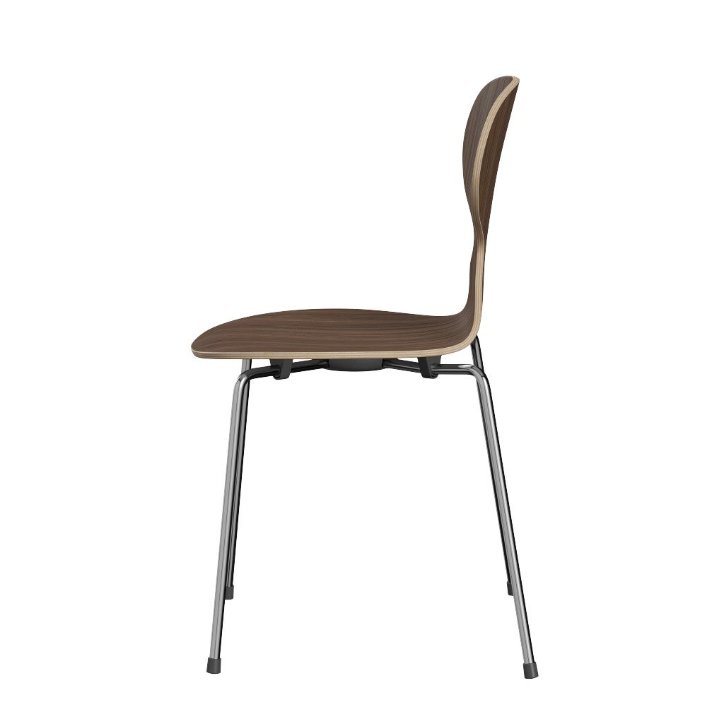 Fritz Hansen（フリッツハンセン）/アリンコチェア/「3101」/ナチュラルウッド：ウォルナット/脚：クローム/SH43㎝