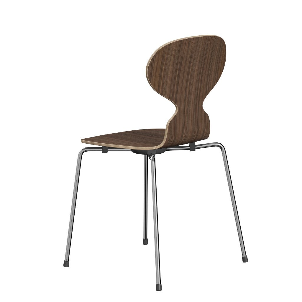 Fritz Hansen（フリッツハンセン）/アリンコチェア/「3101」/ナチュラルウッド：ウォルナット/脚：クローム/SH43㎝