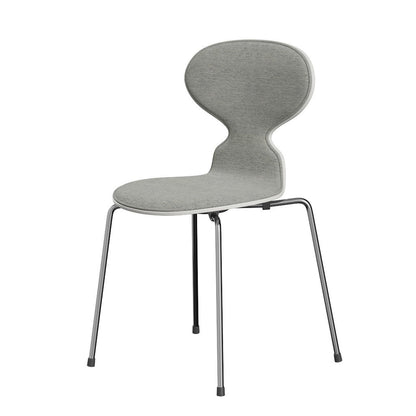 Fritz Hansen（フリッツハンセン）/アリンコチェア/「3101」/カラードアッシュ：ホワイト/フロントパディング：Hallingdal 110（ホワイト×グレー）/脚：クローム/SH43㎝