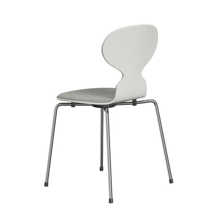 Fritz Hansen（フリッツハンセン）/アリンコチェア/「3101」/カラードアッシュ：ホワイト/フロントパディング：Hallingdal 110（ホワイト×グレー）/脚：クローム/SH43㎝
