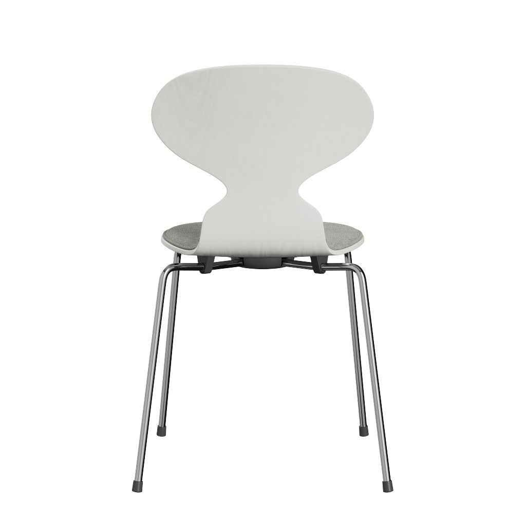 Fritz Hansen（フリッツハンセン）/アリンコチェア/「3101」/カラードアッシュ：ホワイト/フロントパディング：Hallingdal 110（ホワイト×グレー）/脚：クローム/SH43㎝