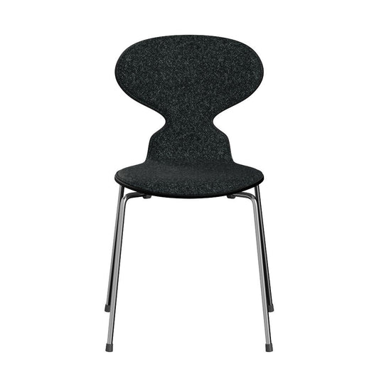 Fritz Hansen（フリッツハンセン）/アリンコチェア/「3101」/カラードアッシュ：ブラック/フロントパディング：VANIR 193（ブラック）/脚：クローム/SH43㎝