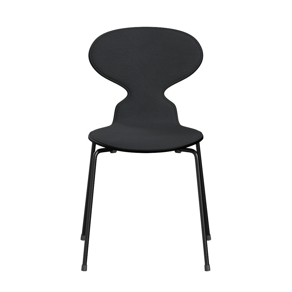 Fritz Hansen（フリッツハンセン）/アリンコチェア/「3101」/カラードアッシュ：ブラック/フロントパディング：クリスチャンハウン 1173（グレー）/脚：ブラック粉体塗装/SH43㎝