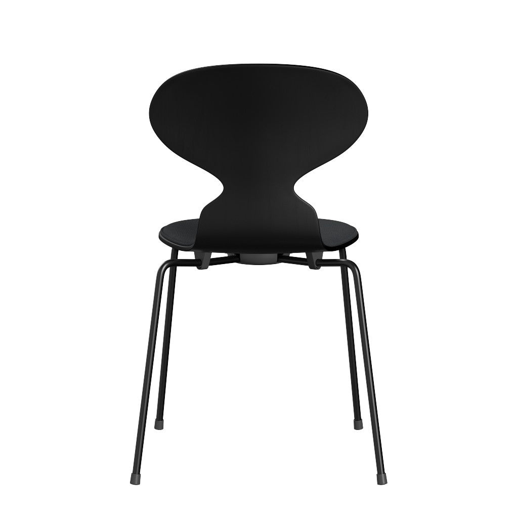 Fritz Hansen（フリッツハンセン）/アリンコチェア/「3101」/カラードアッシュ：ブラック/フロントパディング：クリスチャンハウン 1173（グレー）/脚：ブラック粉体塗装/SH43㎝