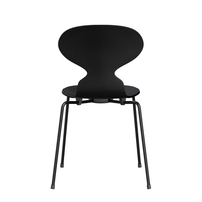Fritz Hansen（フリッツハンセン）/アリンコチェア/「3101」/カラードアッシュ：ブラック/フロントパディング：クリスチャンハウン 1173（グレー）/脚：ブラック粉体塗装/SH43㎝