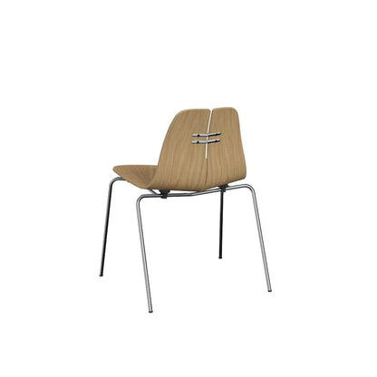Fritz Hansen（フリッツハンセン）/PK3/ナチュラルウッド：オーク/脚：クローム/SH43㎝