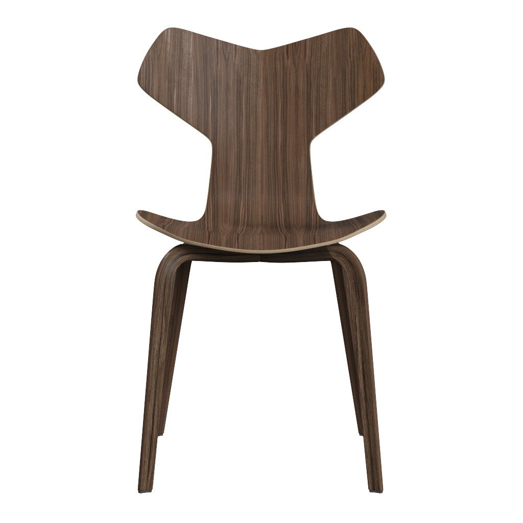 Fritz Hansen（フリッツハンセン）/グランプリチェア/「4130」/ナチュラルウッド：ウォルナット/脚：ウッドレッグ/SH43㎝