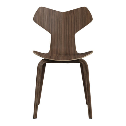 Fritz Hansen（フリッツハンセン）/グランプリチェア/「4130」/ナチュラルウッド：ウォルナット/脚：ウッドレッグ/SH43㎝