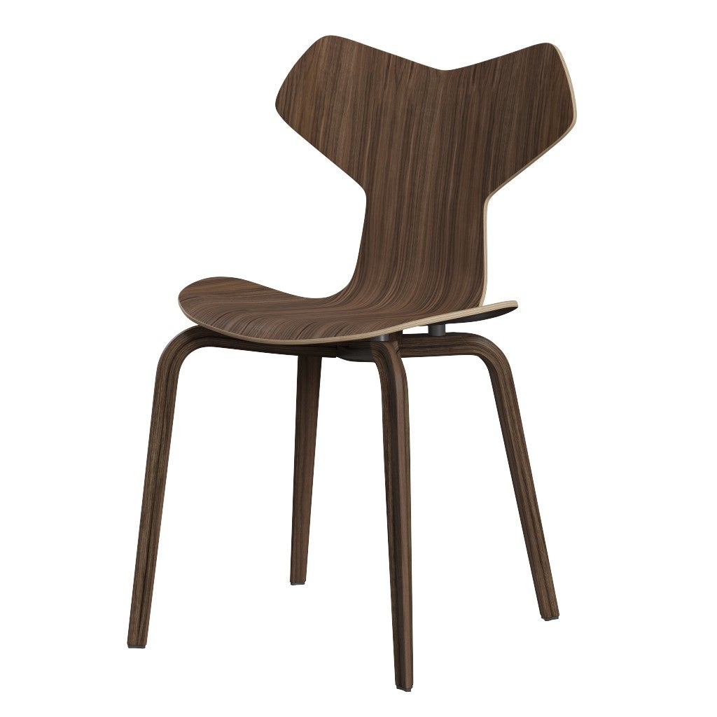 Fritz Hansen（フリッツハンセン）/グランプリチェア/「4130」/ナチュラルウッド：ウォルナット/脚：ウッドレッグ/SH43㎝