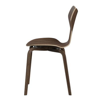 Fritz Hansen（フリッツハンセン）/グランプリチェア/「4130」/ナチュラルウッド：ウォルナット/脚：ウッドレッグ/SH43㎝