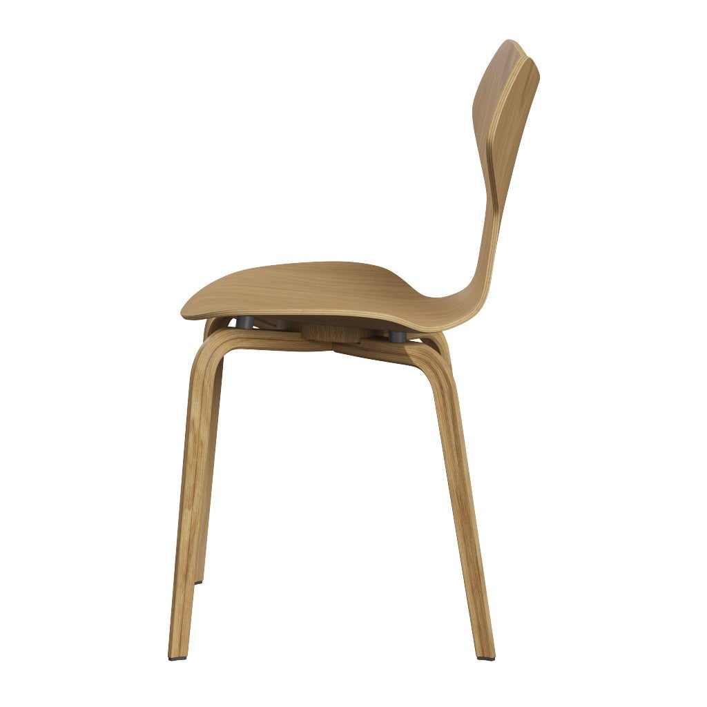 Fritz Hansen（フリッツハンセン）/グランプリチェア/「4130」/ナチュラルウッド：オーク/脚：ウッドレッグ/SH43㎝