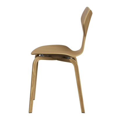 Fritz Hansen（フリッツハンセン）/グランプリチェア/「4130」/ナチュラルウッド：オーク/脚：ウッドレッグ/SH43㎝