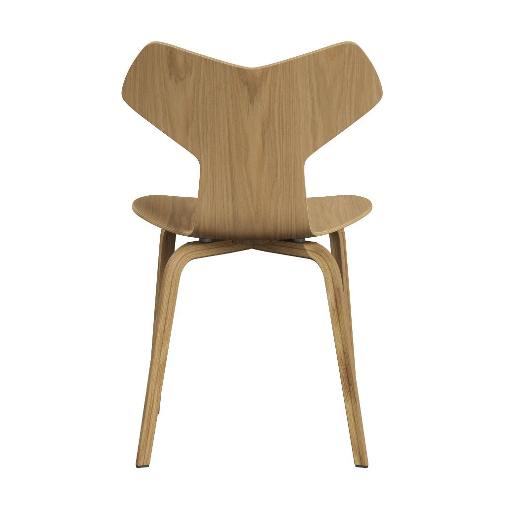 Fritz Hansen（フリッツハンセン）/グランプリチェア/「4130」/ナチュラルウッド：オーク/脚：ウッドレッグ/SH43㎝