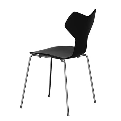 Fritz Hansen（フリッツハンセン）/グランプリチェア/「3130」/カラードアッシュ：ブラック/脚：クローム/SH43㎝