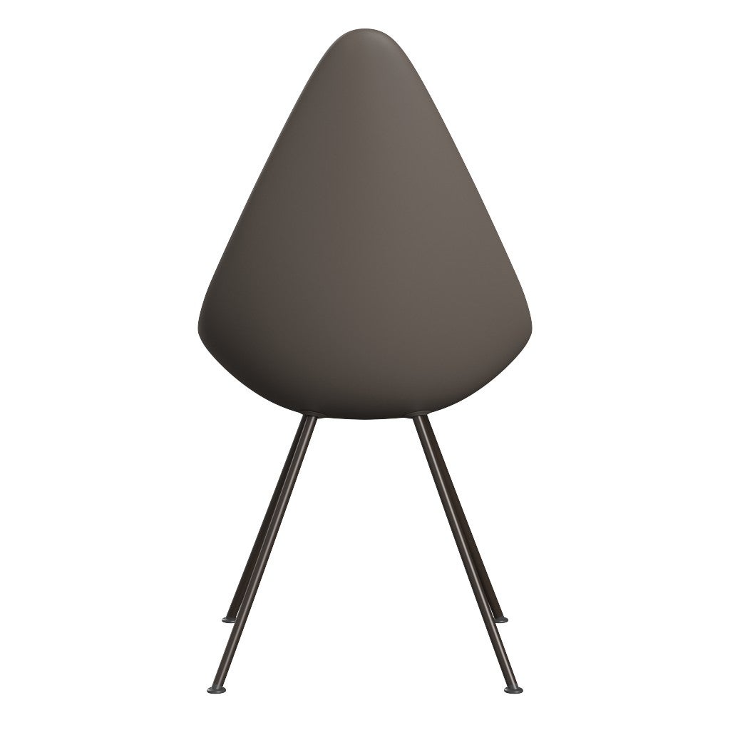 Fritz Hansen（フリッツハンセン）/ドロップチェア/「3110」/プラスチック：ディープクレイ/脚：ブラウンブロンズ粉体塗装/SH43㎝