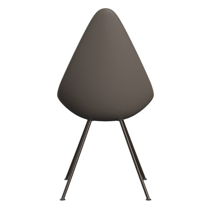 Fritz Hansen（フリッツハンセン）/ドロップチェア/「3110」/プラスチック：ディープクレイ/脚：ブラウンブロンズ粉体塗装/SH43㎝