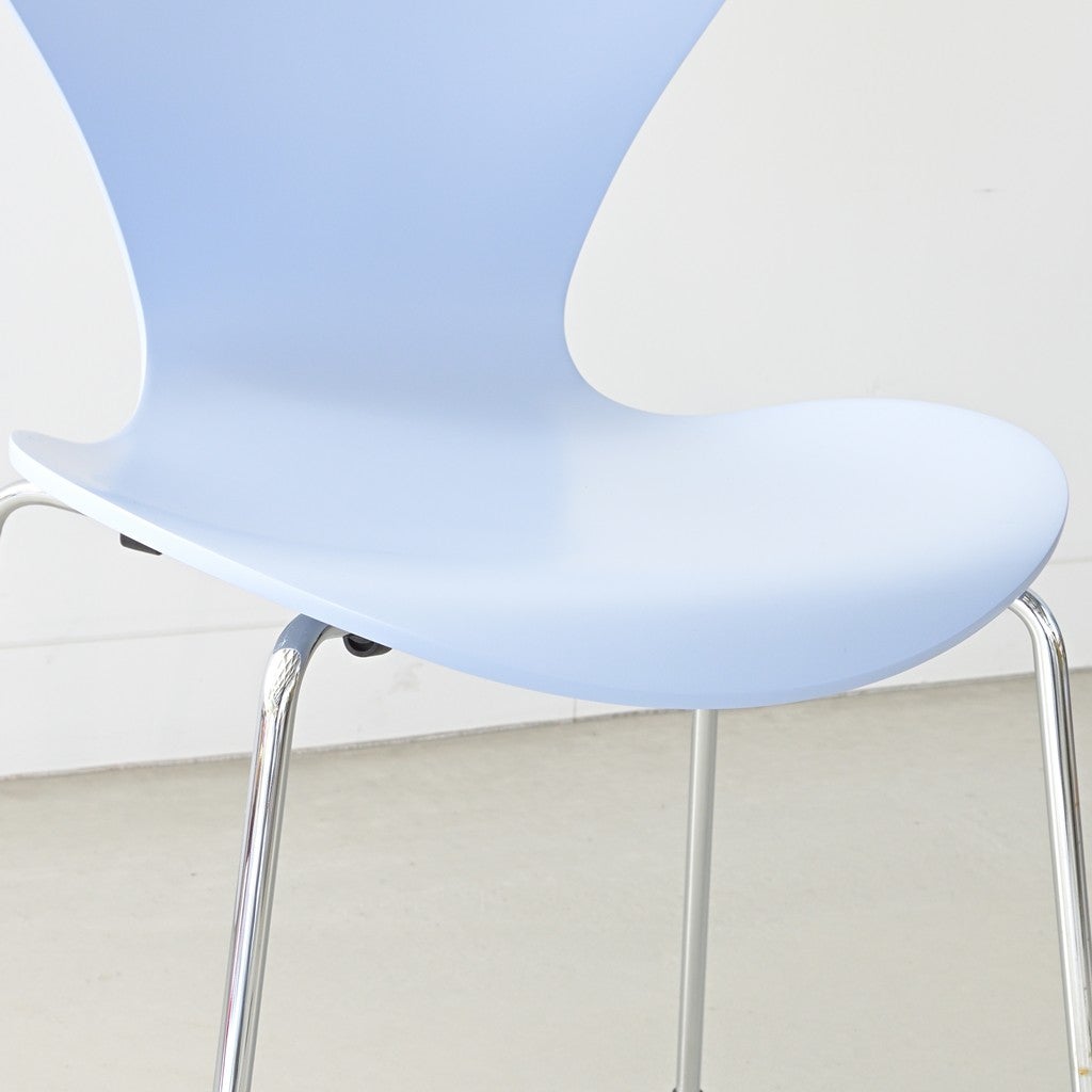 Fritz Hansen（フリッツハンセン）/セブンチェア【DP】/3111/7:14 AM BLUE/ラッカー仕上げ/クロームレッグ/SH46/記念モデル