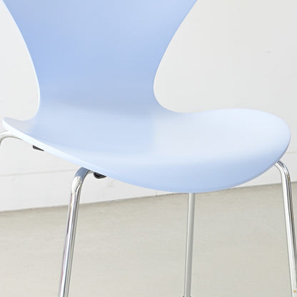 Fritz Hansen（フリッツハンセン）/セブンチェア【DP】/3111/7:14 AM BLUE/ラッカー仕上げ/クロームレッグ/SH46/記念モデル