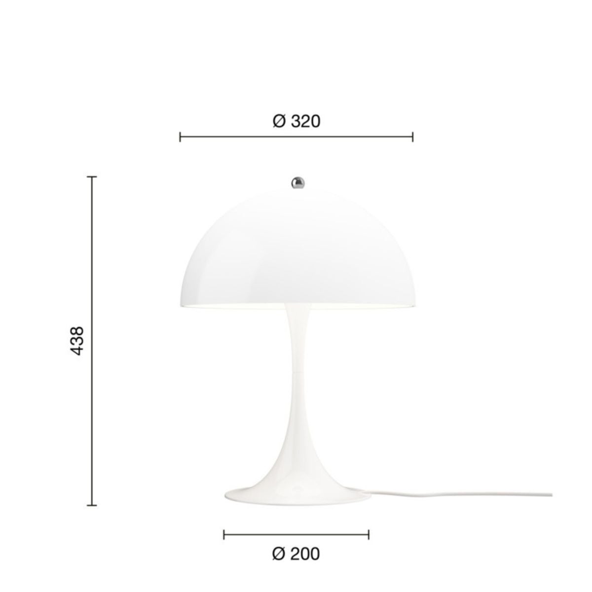 Louis Poulsen（ルイスポールセン）/Panthella 320 Table Lamp V2/パンテラ 320 テーブルランプ