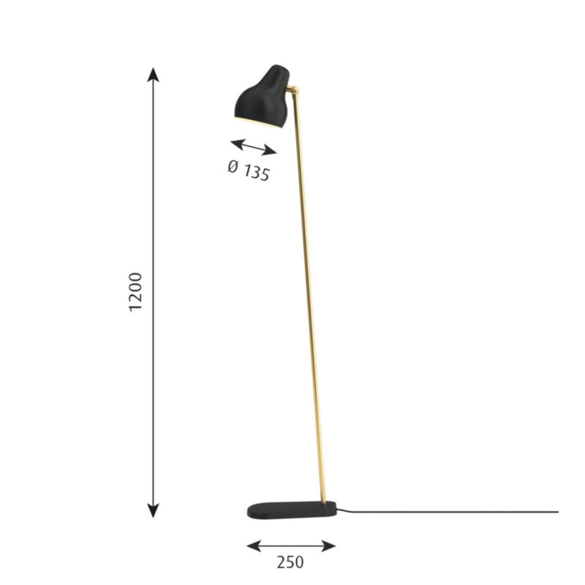 Louis Poulsen（ルイスポールセン）/VL 38 Floor/フロア
