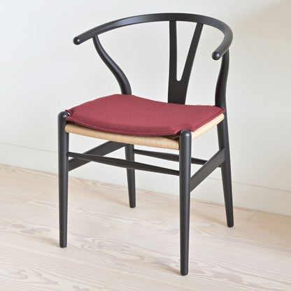 Carl Hansen & Son × Kvadrat 【別注】Yチェア（CH24）用シートクッション Hallingdal 65 （0694）Dark Red